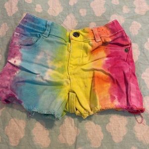 Tie dye shorts